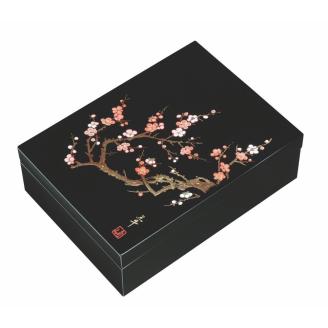 紀州漆器 合口文庫 黒 香林 A4サイズ