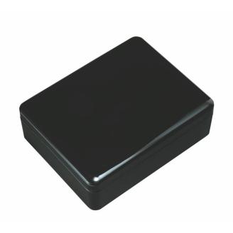 紀州漆器 新丸型文庫DX 黒 無地