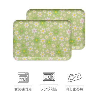 【グリーン 2枚組】タツクラフト SRトレー M 33cm マーチ