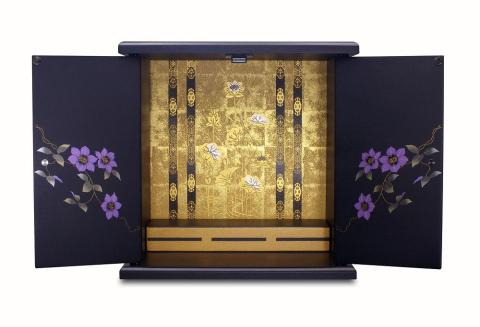 タツクラフト 紀州塗り ミニ仏壇 小 鉄仙