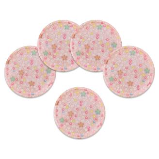 タツクラフト 友禅和紙コースター 5枚セット 小花 吹雪