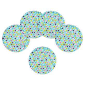 タツクラフト 友禅和紙コースター 5枚セット 桜 金平糖 水色