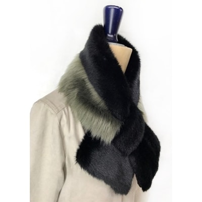 OKADA TEXTILE リボン風エコファーティペット(カーキ)