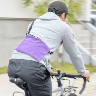 「モケッシュ」サコッシュバッグ(パープル)