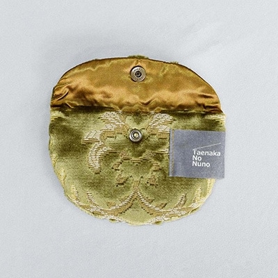 半円ポーチ【タエナカノヌノ】グリーン　