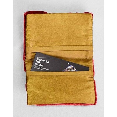 名刺入れ【タエナカノヌノ】レッド