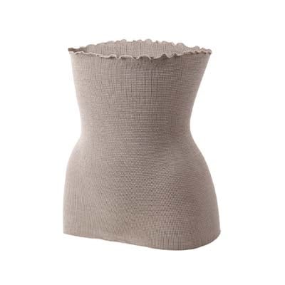 和歌山県産シルク腹巻き2枚セット　サンドベージュ・スモーキーピンク