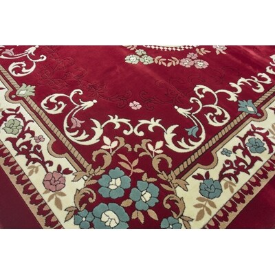 絨毯 ラグマット 2畳 正方形 200×200 洗える 厚手 プエブロ エンジ