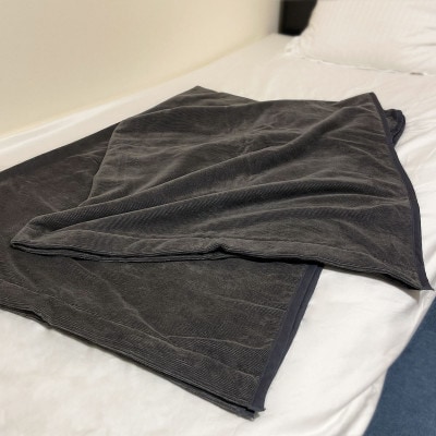 活生綿モノトーン毛布　グレー