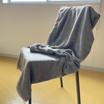 活生綿ハーフケット　ライトグレー