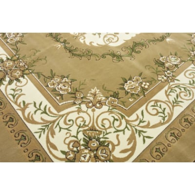 絨毯 ラグマット 3畳 長方形 250×200 洗える プレミアムローズ ベージュ