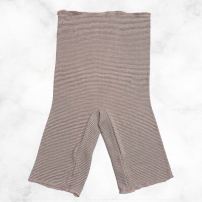 シルク腹巻きパンツ インナー スパッツ  スモーキーピンク