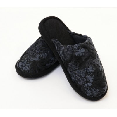 金華山織うだつ型スリッパ　1足　クローバー　ネイビー　