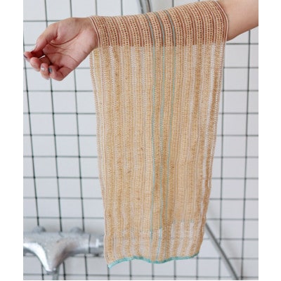 橋本市 オブ・コスメティックス 3Dボディタオル・ケナフ 1個