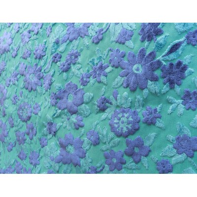 NAKAYA KINKAZAN TEXTILEハンドメイド用生地 約135×30 ニッコール ブルー