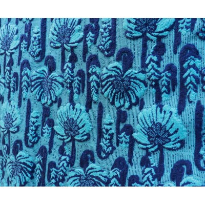 NAKAYA KINKAZAN TEXTILE ハンドメイド用生地 約135×50 MJ198ブルー