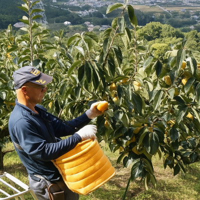 【先行受付】柳フルーツ園の富有柿