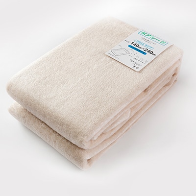 フラットシーツ 敷毛布 シングル アクリル ボアシーツ 敷布団カバー ベージュ