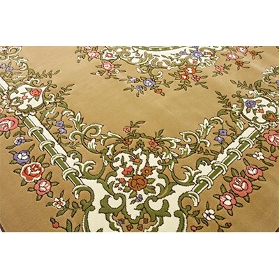 絨毯 ラグマット 3畳 長方形 250×200 洗える 厚手 アスペン ベージュ