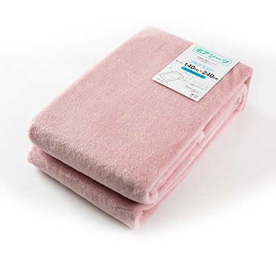 フラットシーツ 敷毛布 シングル アクリル ボアシーツ 敷布団カバーピンク