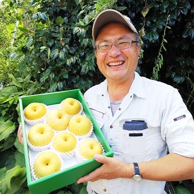 国城観光農園の梨(幸水)8個入り【配送不可地域：離島】