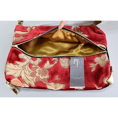 ポーチM【タエナカノヌノ】レッド　