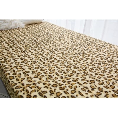 ワンタッチシーツ 敷毛布 シングル 迷彩柄 アクリル 布団用 洗える シーツ グレー