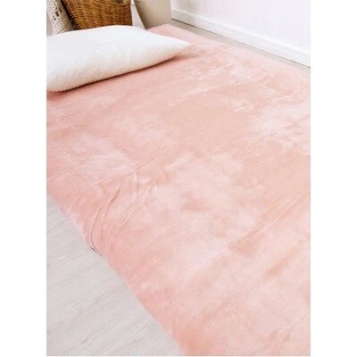 綿毛布 シーツ 寝具セット シングル 綿毛布とかんたんシーツ のセット ピンク