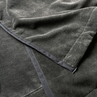 活生綿モノトーン毛布　グレー