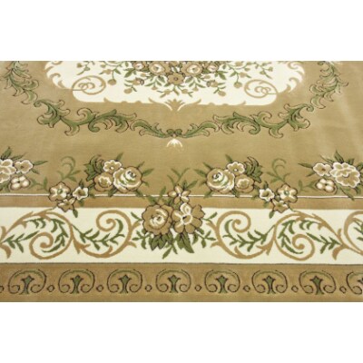 絨毯 ラグマット 3畳 長方形 250×200 洗える プレミアムローズ ベージュ