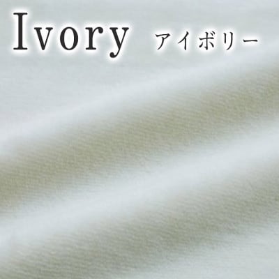 贈答用 ひざ掛け ブランケット 綿毛布 ハーフサイズ 綿100% アイボリー