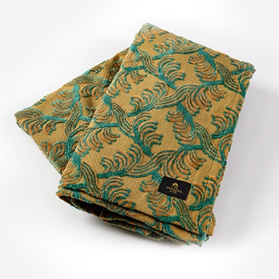 金華山織カバーリングシリーズ(フェザー)ソファカバー 2.5人掛け  イエロー系