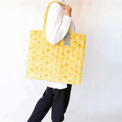 スクエアバックL【タエナカノヌノ】イエロー