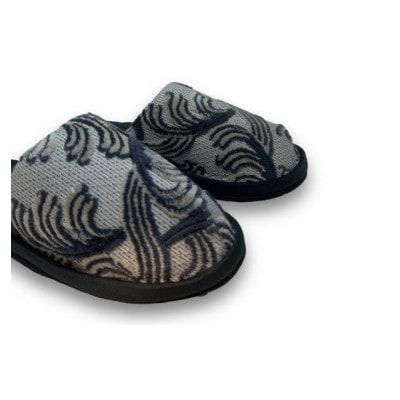 NAKAYA KINKAZAN TEXTILE  金華山スリッパ　フェザー　グレー 1足