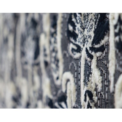 NAKAYA KINKAZAN TEXTILEハンドメイド用生地 約135×50 MJ198ブラック