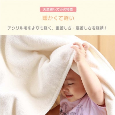 【同色2枚セット】【訳あり】 ひざ掛け くすみピンク 大判 ハーフケット 毛布 コットン100%
