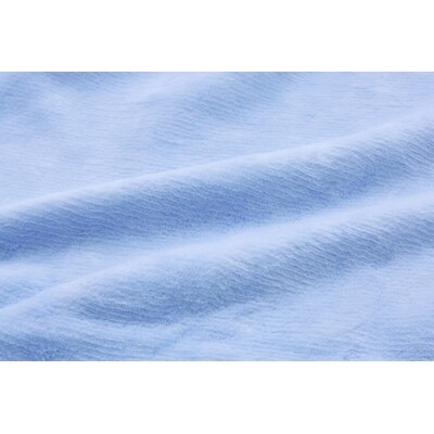 ベッドシーツ シングル 綿100 洗える ボックスシーツ ベッド用 綿ボア ブルー