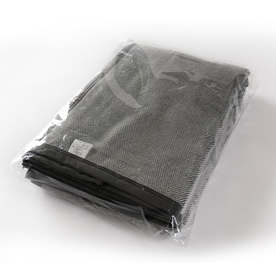 シール織癒しの備長炭毛布