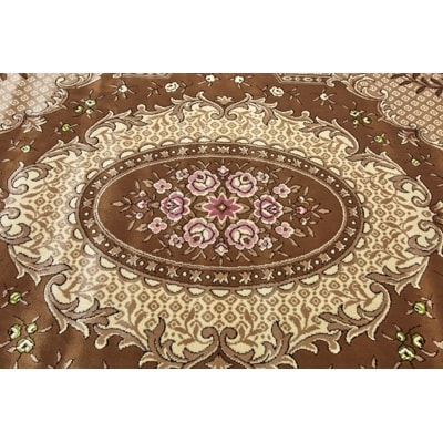 絨毯 ラグマット 3畳 長方形 250×200 洗える 厚手 ボルダー ブラウン