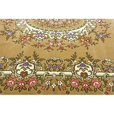 絨毯 ラグマット 3畳 長方形 250×200 洗える 厚手 アスペン ベージュ