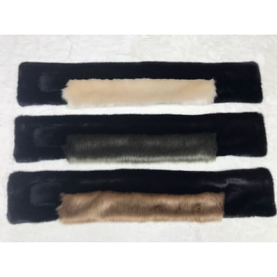 OKADA TEXTILE リボン風エコファーティペット(キャメル)