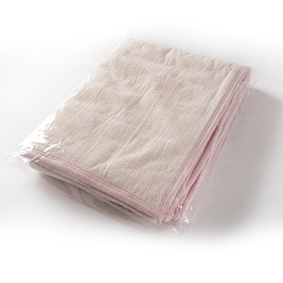 シール織さわやかタオルケットストライプ　(ピンク)　