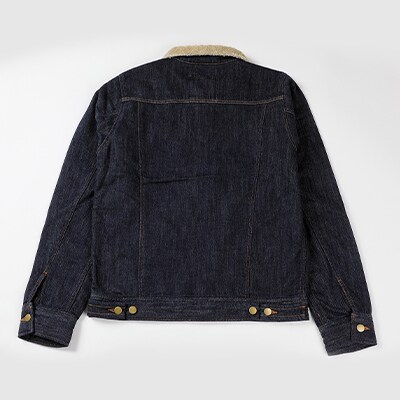 デニムファージャケットS ベージュ