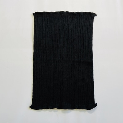 和歌山県産プレミアムシルク腹巻き　ブラック