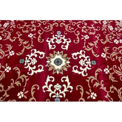 絨毯 ラグマット 3畳 長方形 250×200 洗える 厚手 サンアントニオ エンジ