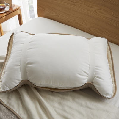 6重ガーゼ枕パット同色2枚セット　(ライトブルー)