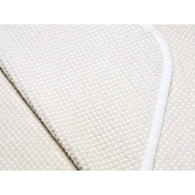 薄くて軽量シール織市松綿毛布ハーフケット(COTTON100%)