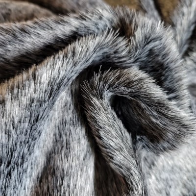 フェイクファー ブランケット 黒 ペット用毛布