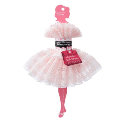 橋本市 オブ・コスメティックス 3Dボディタオル・トウモロコシ 1個
