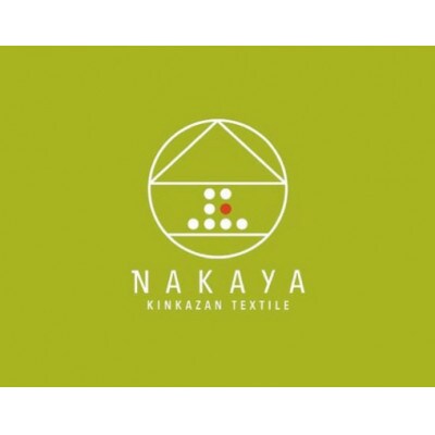 NAKAYA KINKAZAN TEXTILE ハンドメイド用生地 約135×30 MJ198ブルー